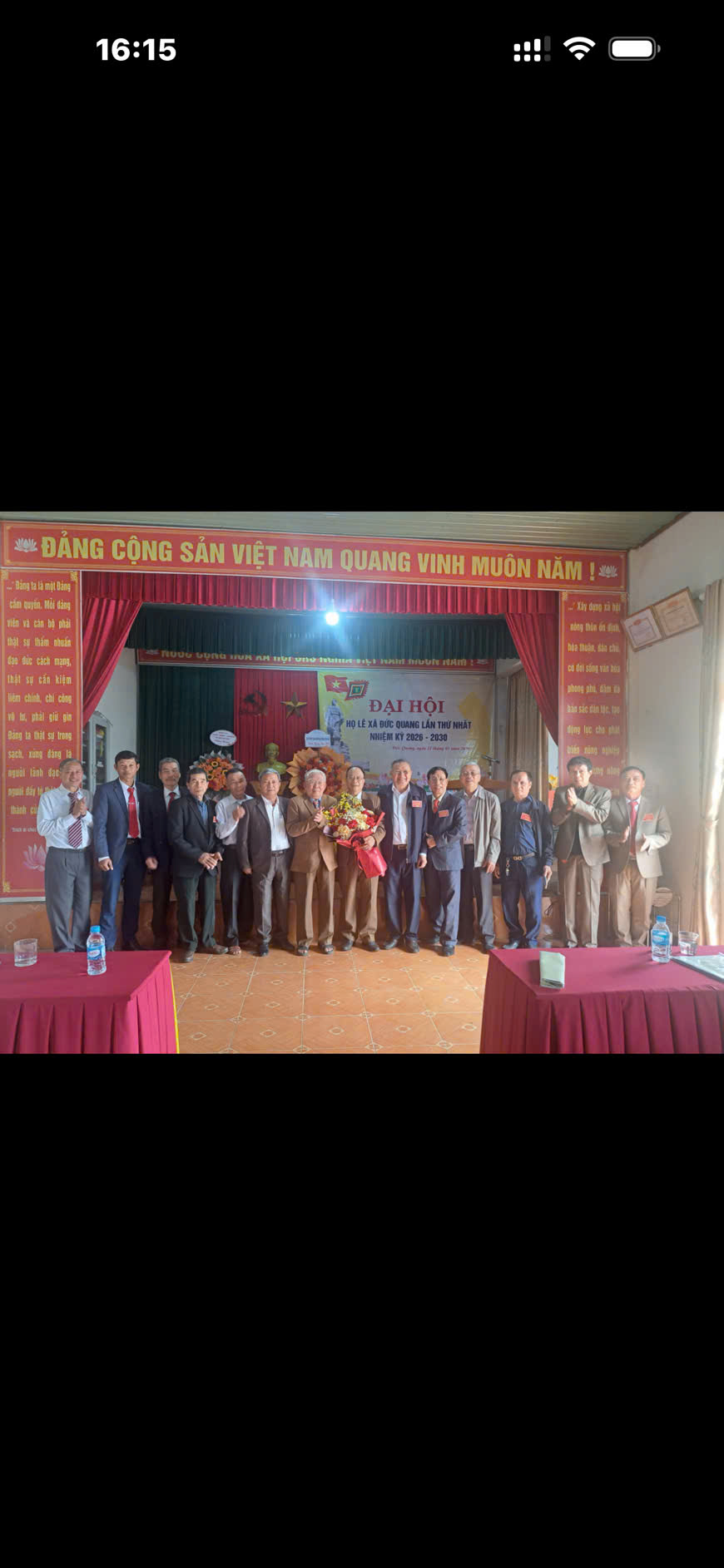 Đại hội hội đồng họ Lê xã Đức quang diễn ra thành công tốt đẹp. 