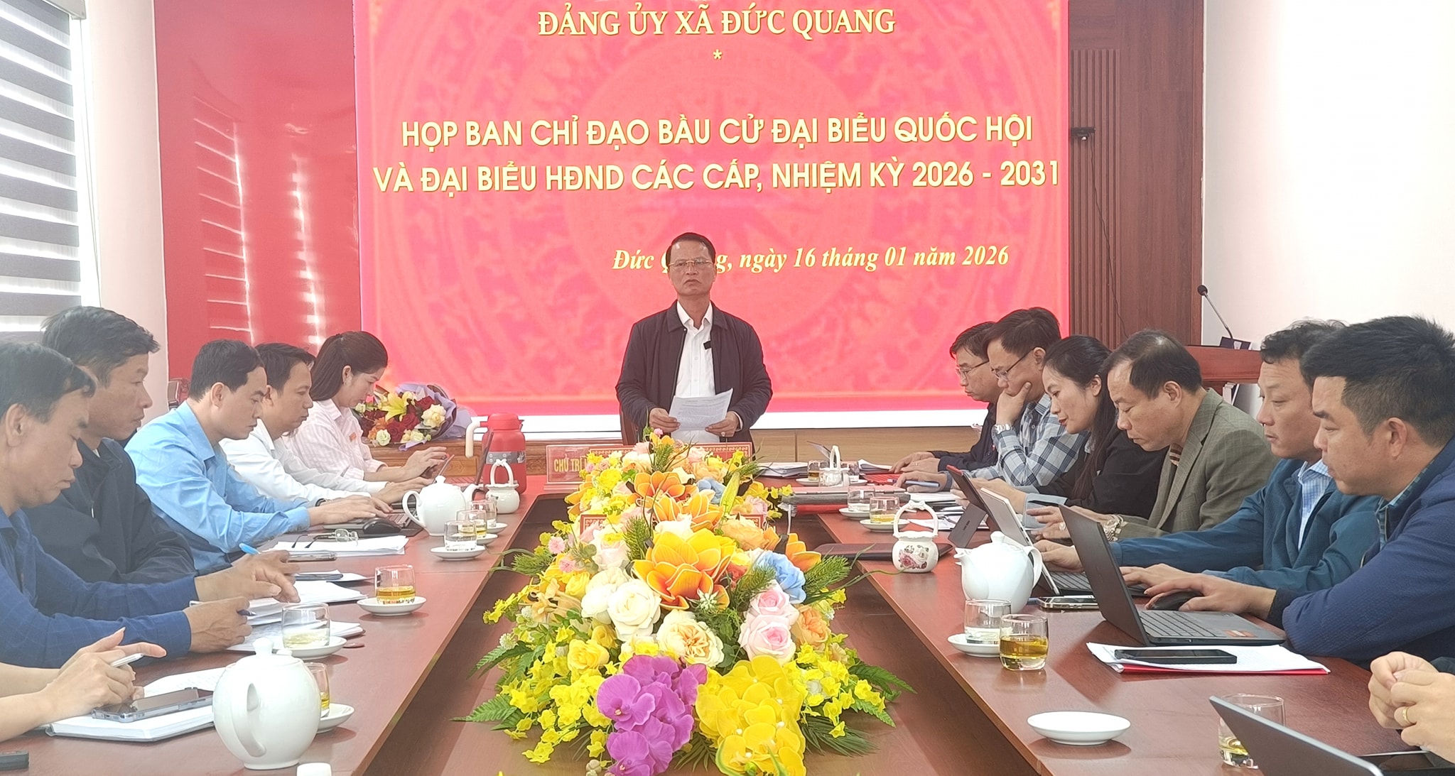 Đức Quang chuẩn bị tốt các điều kiện để cuộc bầu cử Đại biểu Quốc hội và HĐND các cấp diễn ra an toàn.