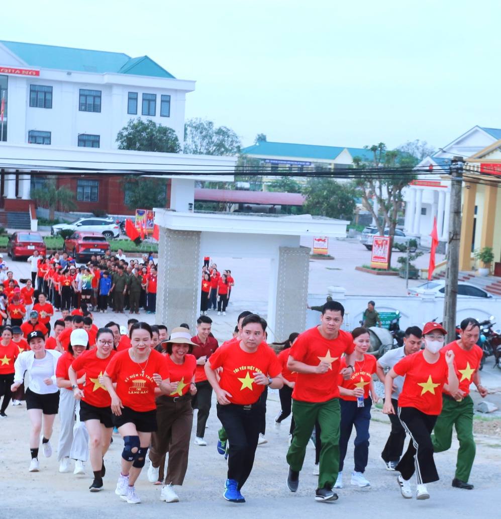 Đức Quang sôi nổi Ngày hội Olympic vì sức khỏe toàn dân