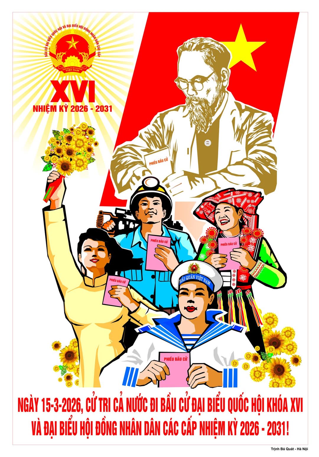 Đức Quang ấn định 04 đơn vị và 08 khu vực bỏ phiếu