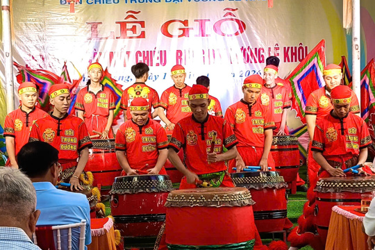 Long trọng Lễ giỗ 580 năm ngày mất của Chiêu Trưng Đại vương Lê Khôi ở ngôi Đền thờ vọng hơn 2 thế kỷ.  