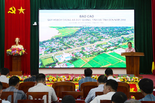Đức Quang: Lấy ý kiến phương án Quy hoạch chung xã đến năm 2050