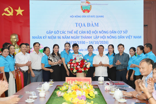 Hội nông dân xã Đức Quang: Tọa đàm, gặp gỡ Kỷ niệm 96 năm Ngày thành lập Hội Nông dân Việt Nam (14/10/1930 - 14/10/2026)