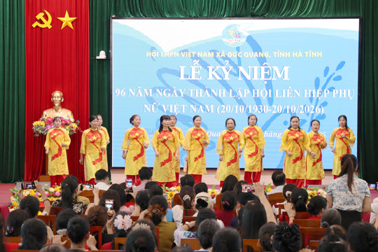 Phụ nữ xã Đức Quang: Tự hào truyền thống 96 năm phụ nữ Việt Nam (20/10/1930 – 20/10/2026)
