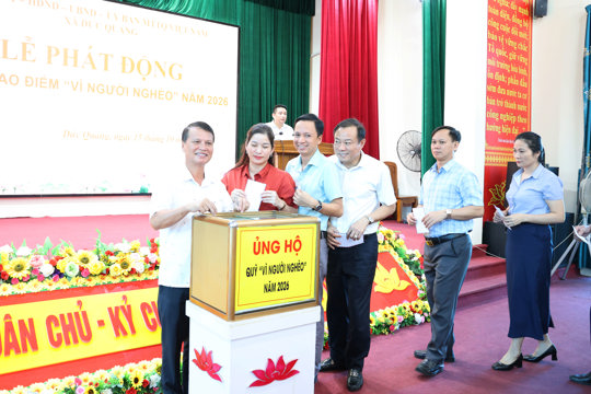 Xã Đức Quang: Để tháng cao điểm “Vì người nghèo” không chỉ dừng lại ở lễ phát động