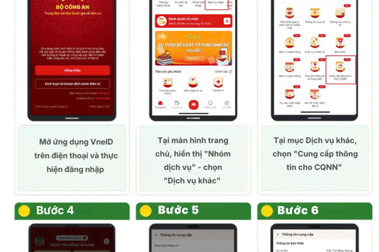 Tích hợp giấy khai sinh trên ứng dụng VnelD thuận tiện nhanh chóng cho người dân 