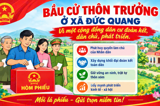 Đức Quang: Sẵn sàng cho cuộc bầu cử Trưởng thôn