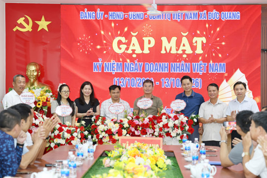 Doanh nghiệp Đức Quang: Vượt khó vươn lên, chung sức xây dựng quê hương