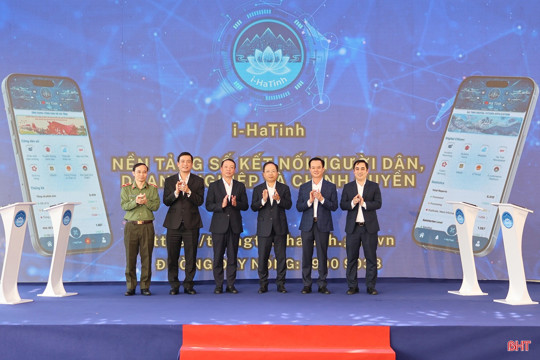 Vận hành thử nghiệm Ứng dụng Công dân số Hà Tĩnh tích hợp nền tảng phản ánh hiện trường 