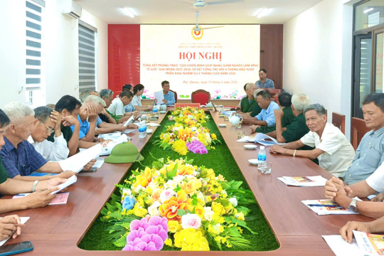 Hội Cựu chiến binh xã Đức Quang xung kích trên mặt trận giúp nhau giảm nghèo